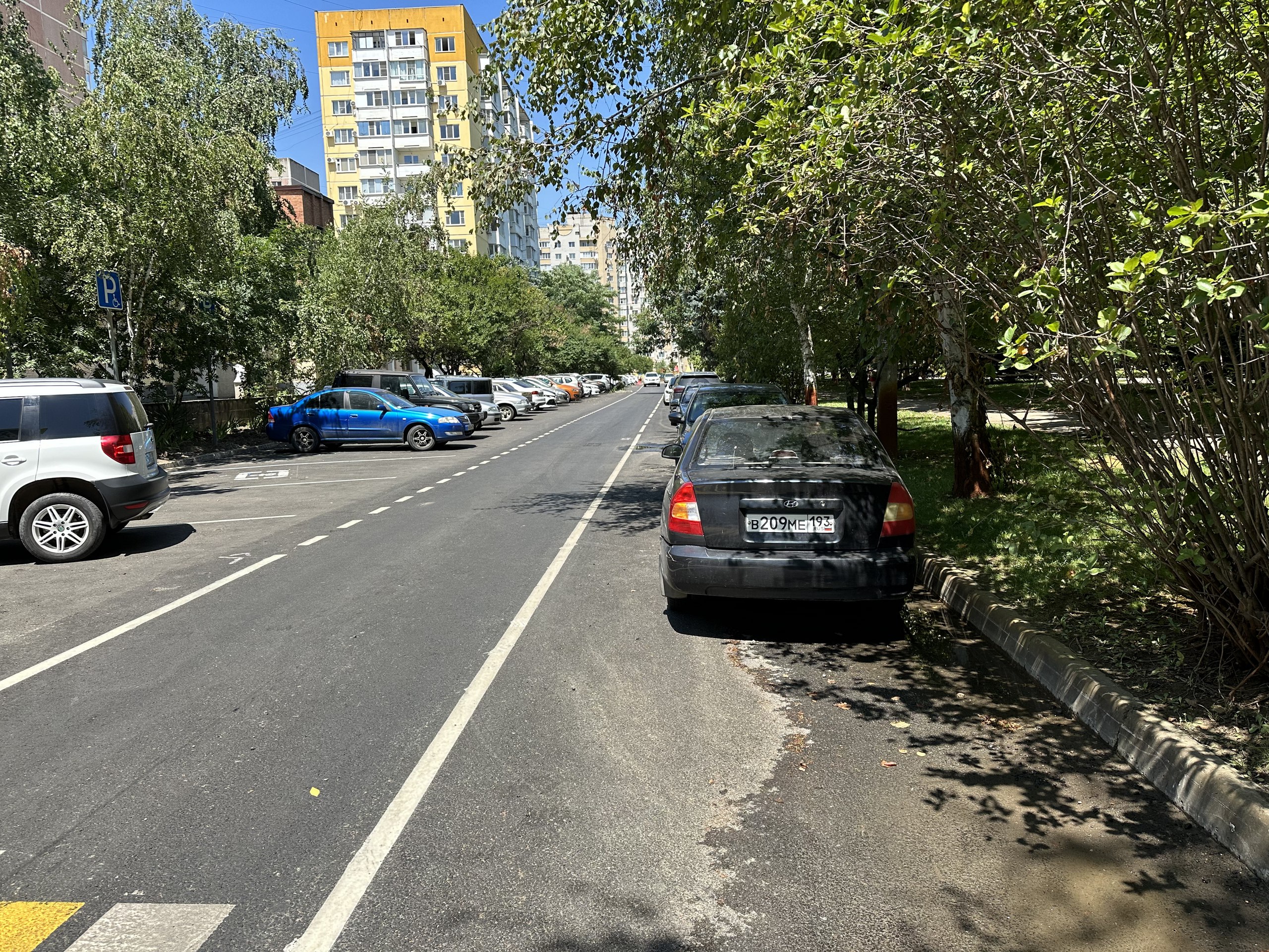 На Платановом бульваре в Краснодаре обновили дорогу | 06.07.2023 | Краснодар  - БезФормата