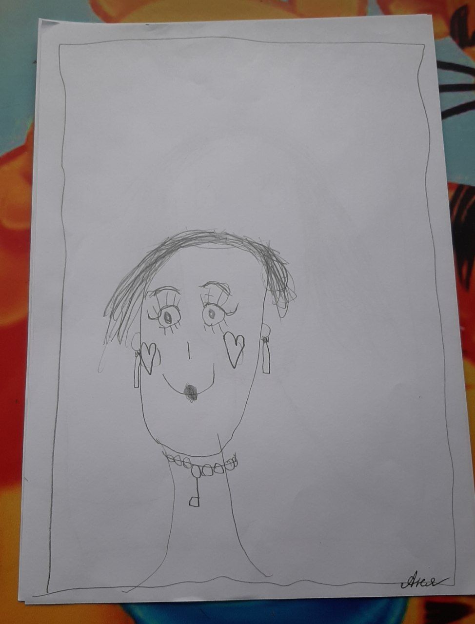 Рисунок Ани Никалиной, 6 лет