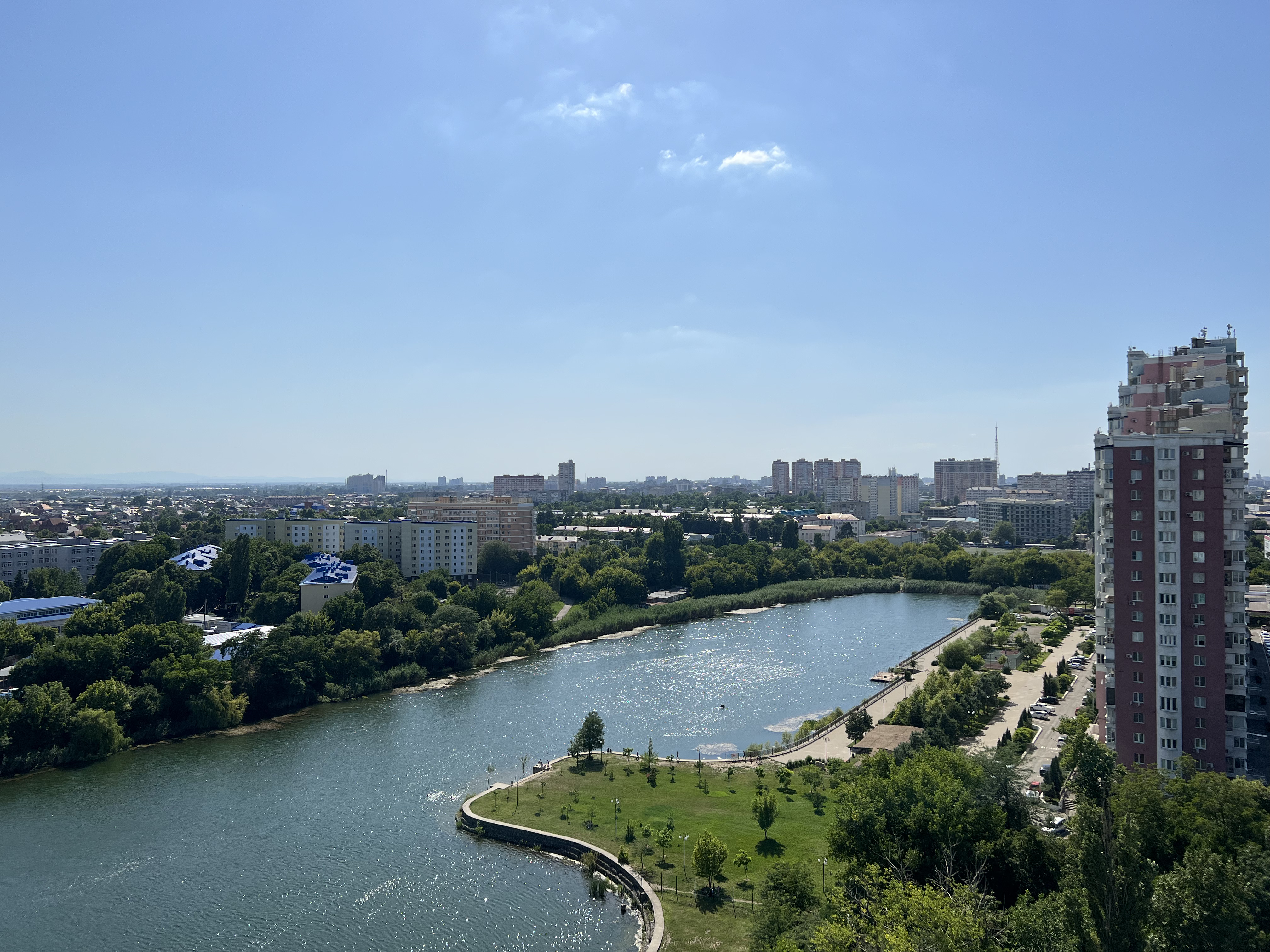 Озера краснодара фото Краснодарцев предупредили об опасности купания в городских водоемах - Краснодарс