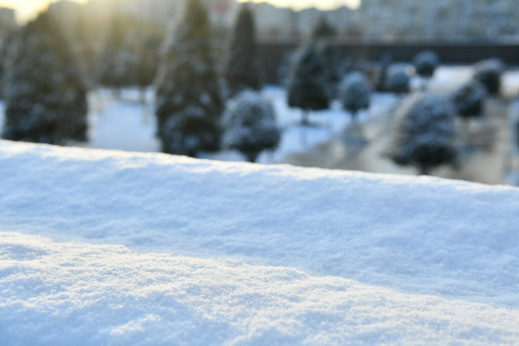 В первый рабочий день 2024 года в Краснодар пришла настоящая зима со снегом и морозом